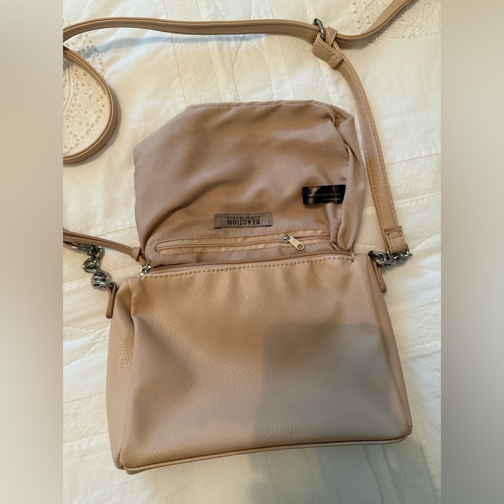 Kenneth Cole Reaction light pink Crossbody Bag with Adjustable Strap - Picture 6 of 9